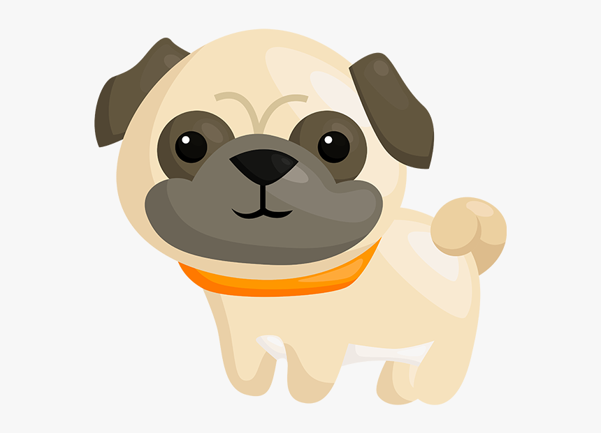 Pug Puppy Dog Emoji Clip Art Transprent - Pug Clip Art Png, Transparent Png, Free Download