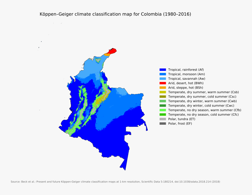 Climate Of Colombia, HD Png Download, Free Download