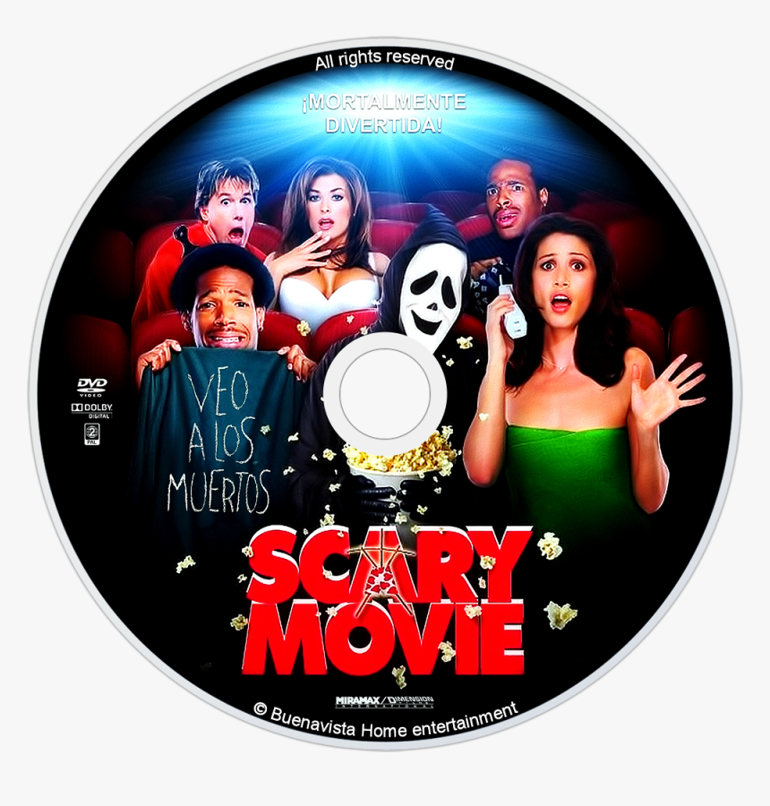 Scary Movie Dvd Disc Image - Scary Movie 1 Dvd Cover, HD Png Download, Free Download