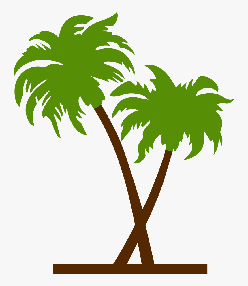 Vector Trees, Youtube Thumbnail, Tree Images, Kids - Palm Tree Vector Png, Transparent Png, Free Download