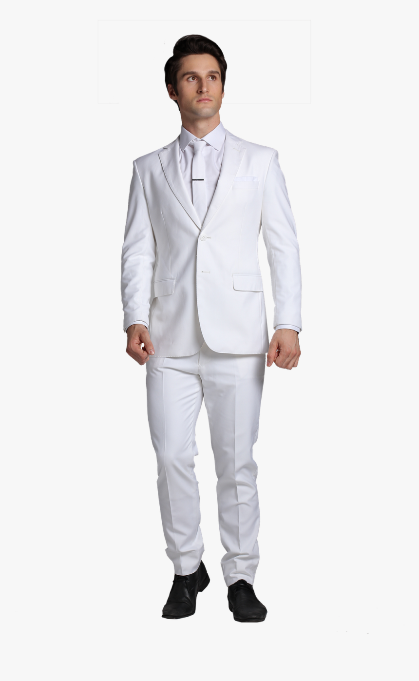 Transparent Guy In Suit Png - White Men Suit Png, Png Download, Free Download