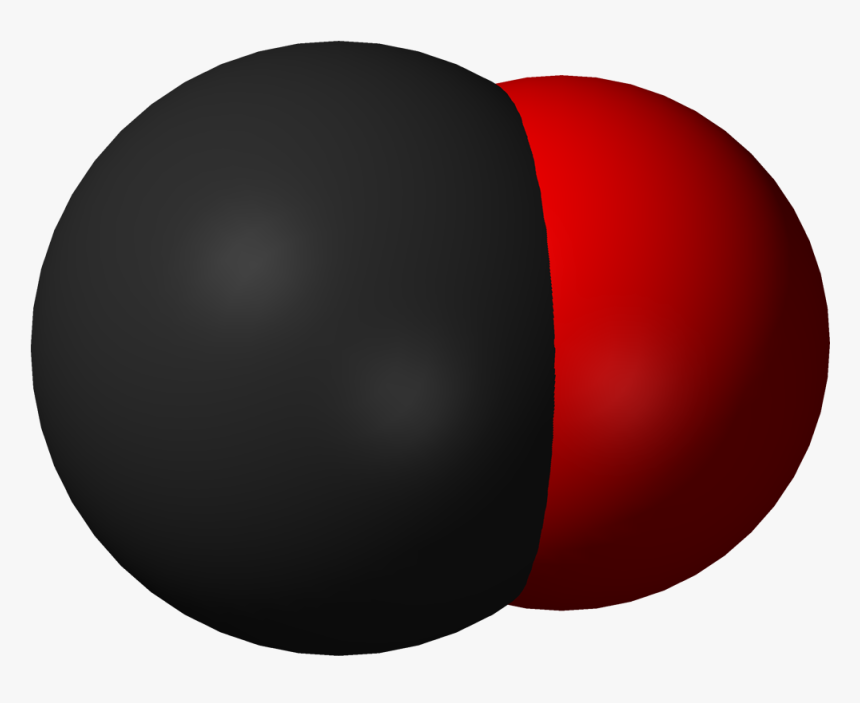 Carbon Monoxide Space Filling Model, HD Png Download, Free Download