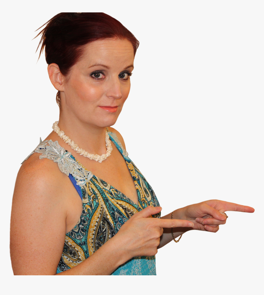 Transparent Woman Pointing Png - Girl, Png Download, Free Download