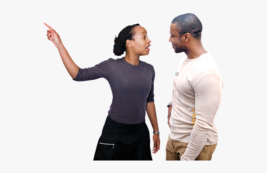 People Pointing Png - Standing, Transparent Png, Free Download