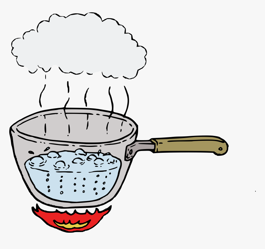 Boil Water Clip Arts - Evaporation In A Pot, HD Png Download, Free Download