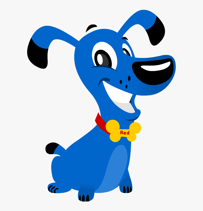 Thank You - Blue Cartoon Dog, HD Png Download, Free Download