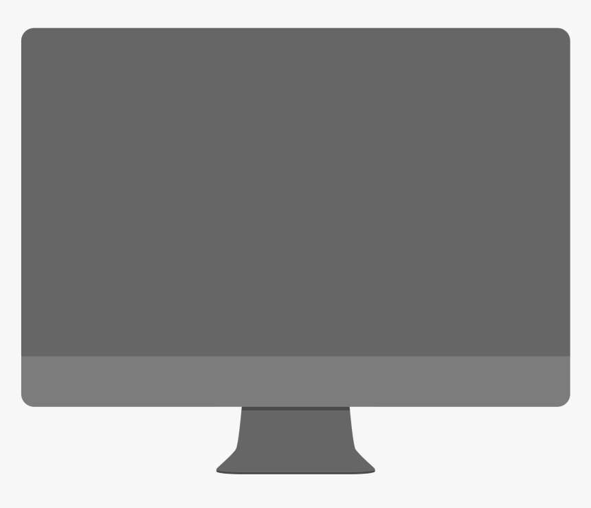 Transparent Computer Mockup Png - Computer Monitor, Png Download, Free Download