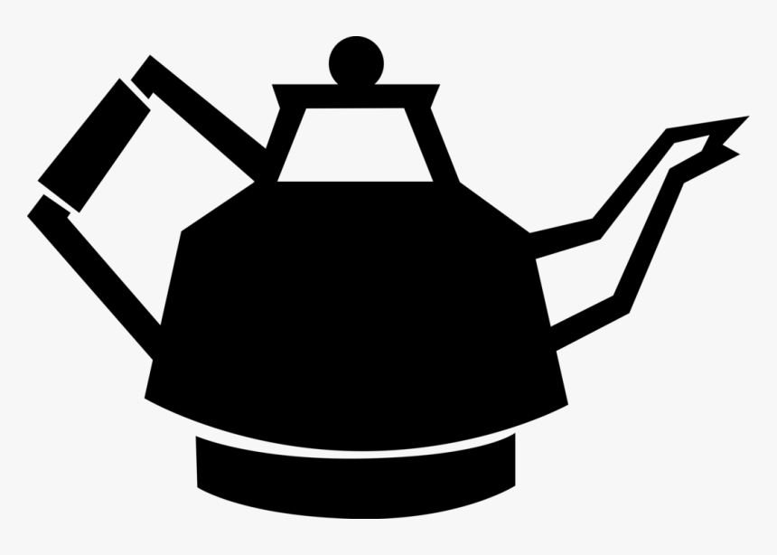 Vector Illustration Of Small Kitchen Appliance Electric - Teapot, HD Png Download, Free Download