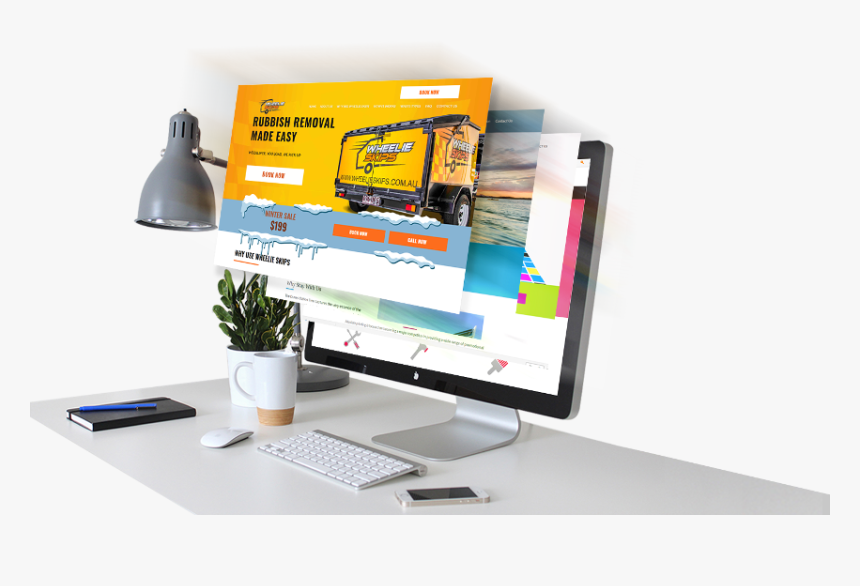 Free Website Mockup - Transparent Website Mockup Png, Png Download, Free Download