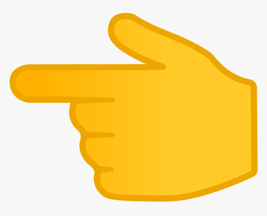 People Pointing Png - Hand Pointing Left Emoji, Transparent Png, Free Download