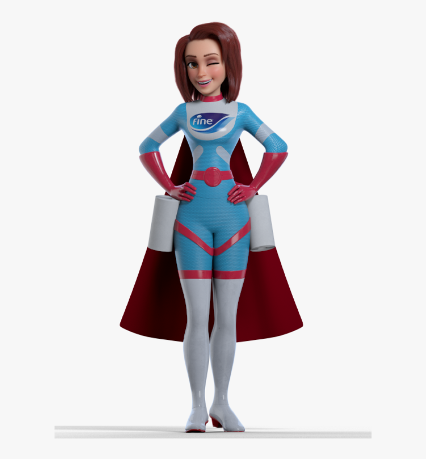 Super Mama Character - Cape, HD Png Download, Free Download
