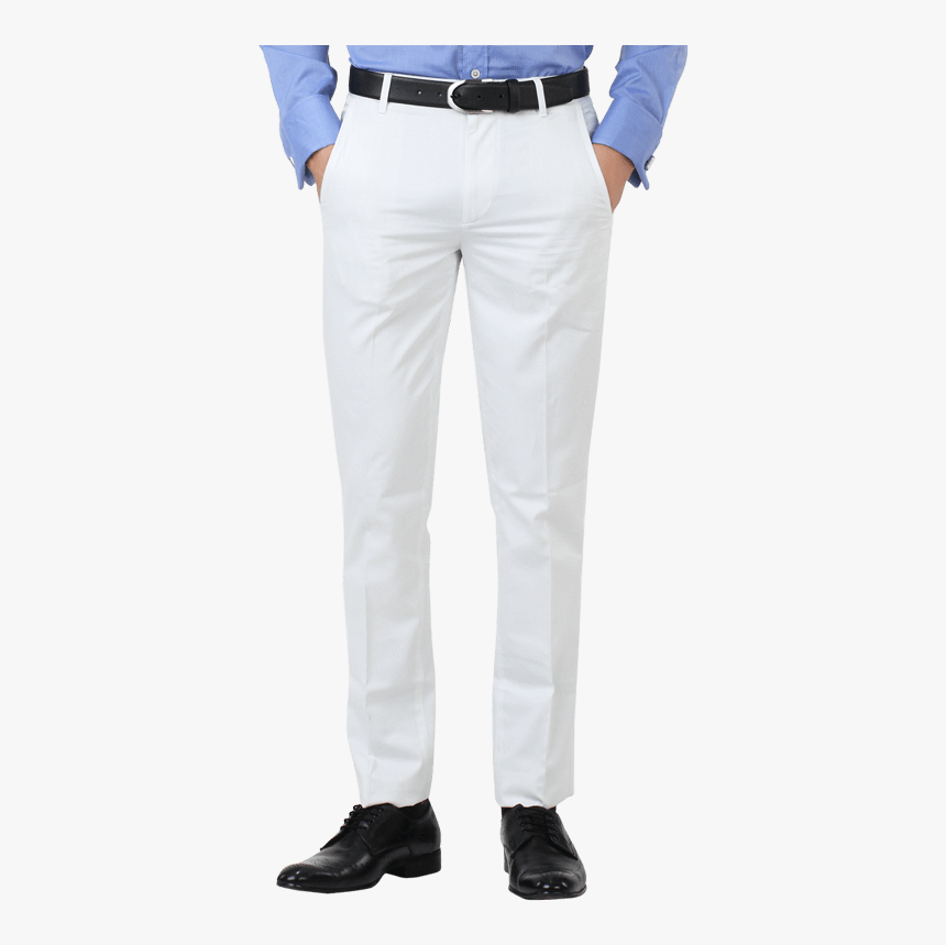 White Men's Dress Pants Png, Transparent Png, Free Download