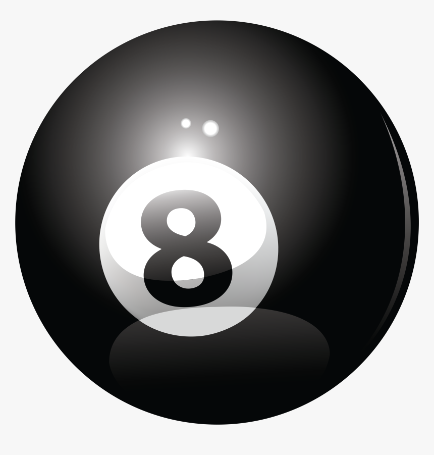 Billiard Ball Png Image - Pool Ball 8 Png, Transparent Png, Free Download