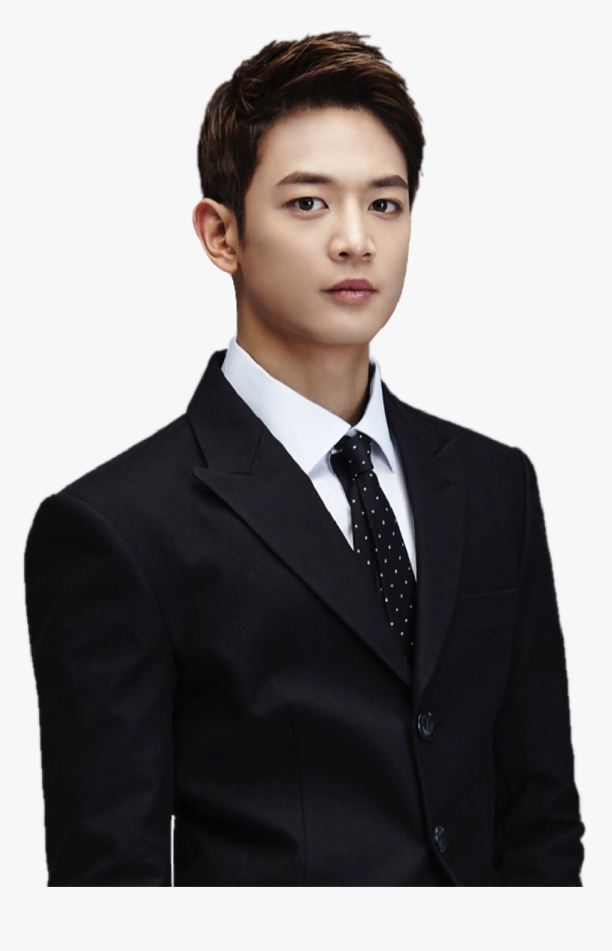 #minho #shinee #kpop #suit #black #white #korean #man - Black White Formal Men Korean, HD Png Download, Free Download