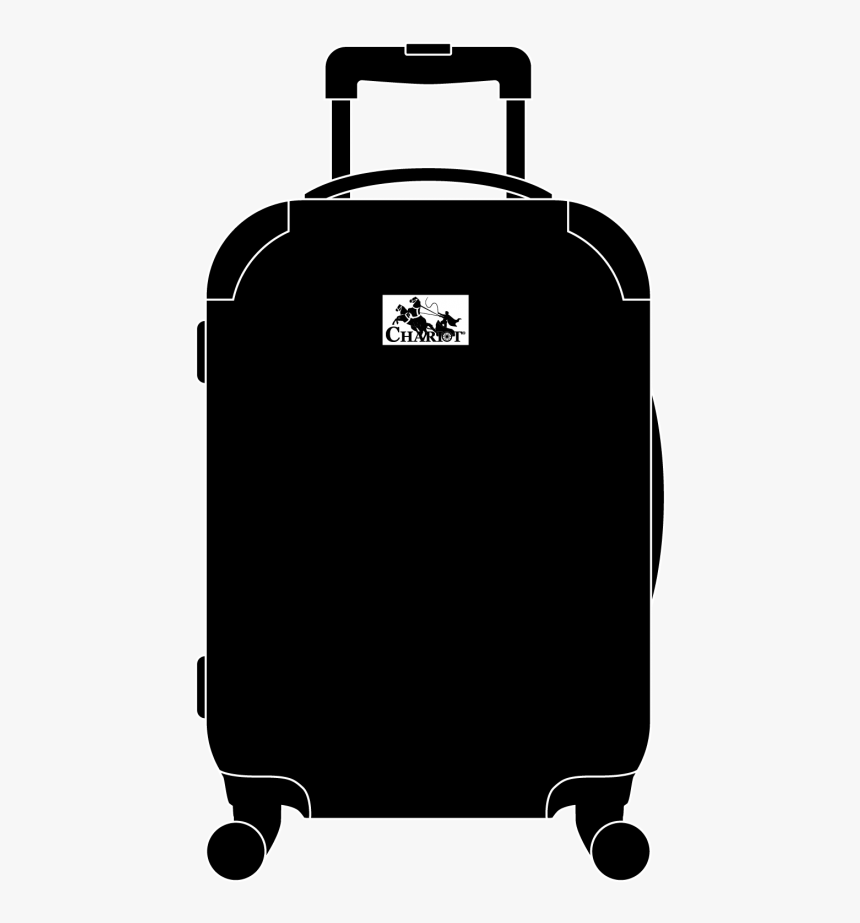 Luggage Clipart Stacked Suitcase - Black Luggage Clipart, HD Png Download, Free Download