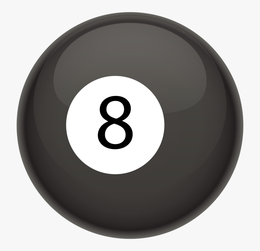 Eight Ball,circle,billiard Ball - Facebook Icons, HD Png Download, Free Download