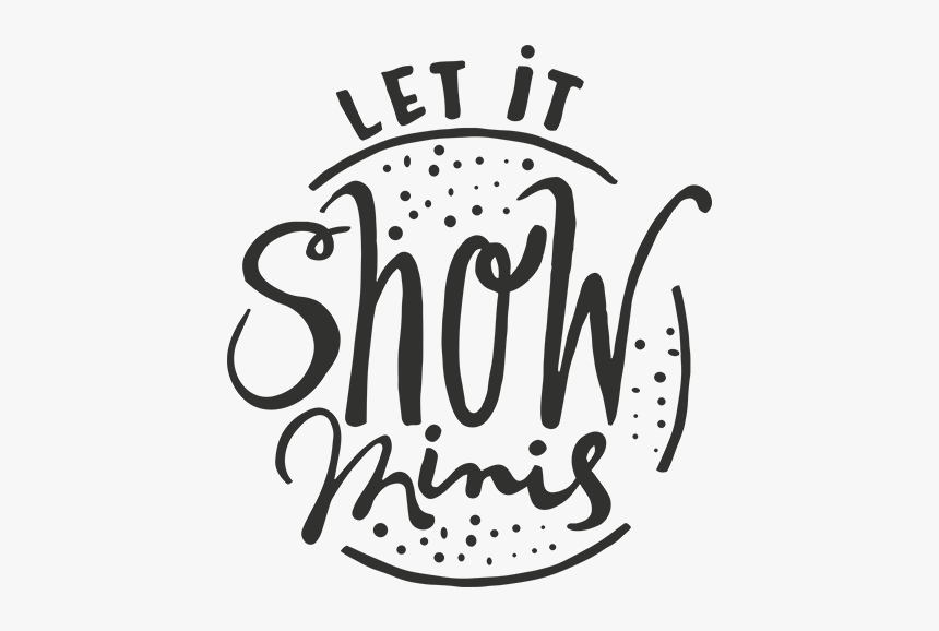 Let It Snow Minis Word Art, HD Png Download, Free Download