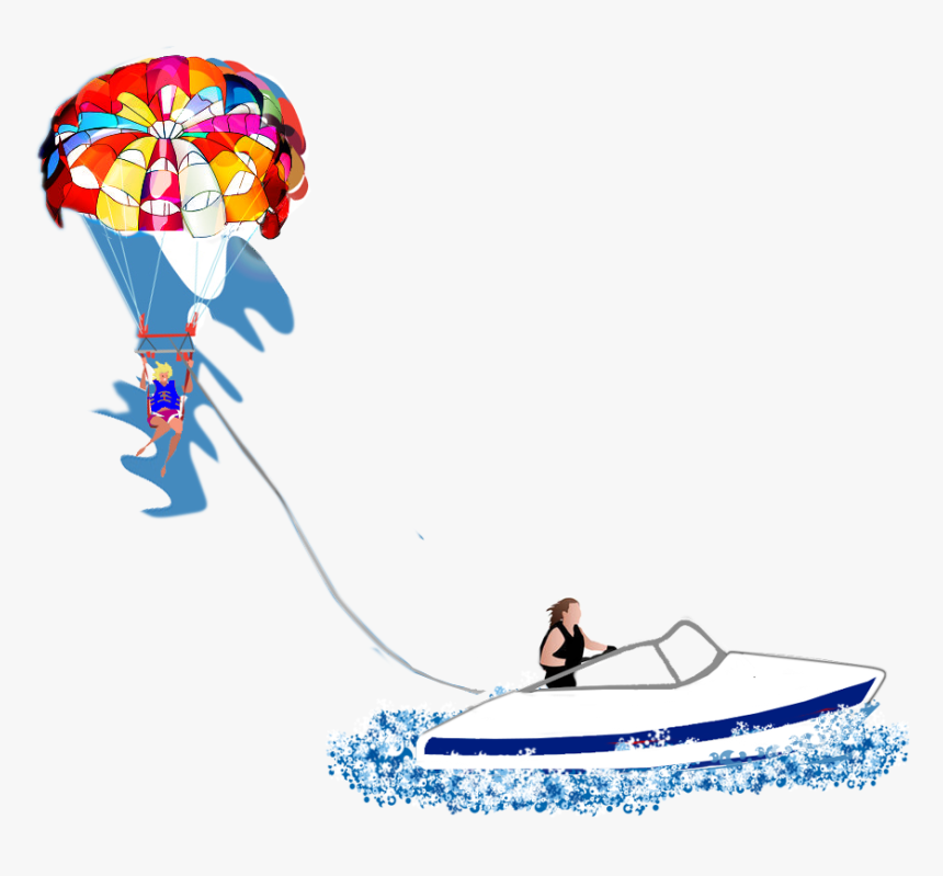 Transparent Paragliding Png - Parasailing Png, Png Download, Free Download