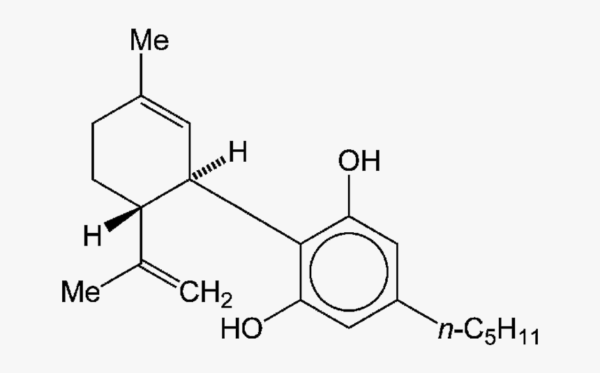 Transparent Cbd Chemical Structure, HD Png Download, Free Download