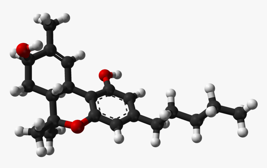 8 Oh Thc 3d Balls - Molécule Cannabis, HD Png Download, Free Download