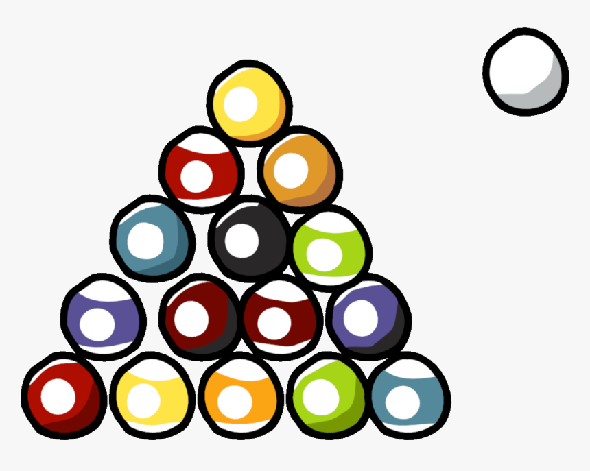 Pool Balls - Scribblenauts Unlimited Ball, HD Png Download, Free Download