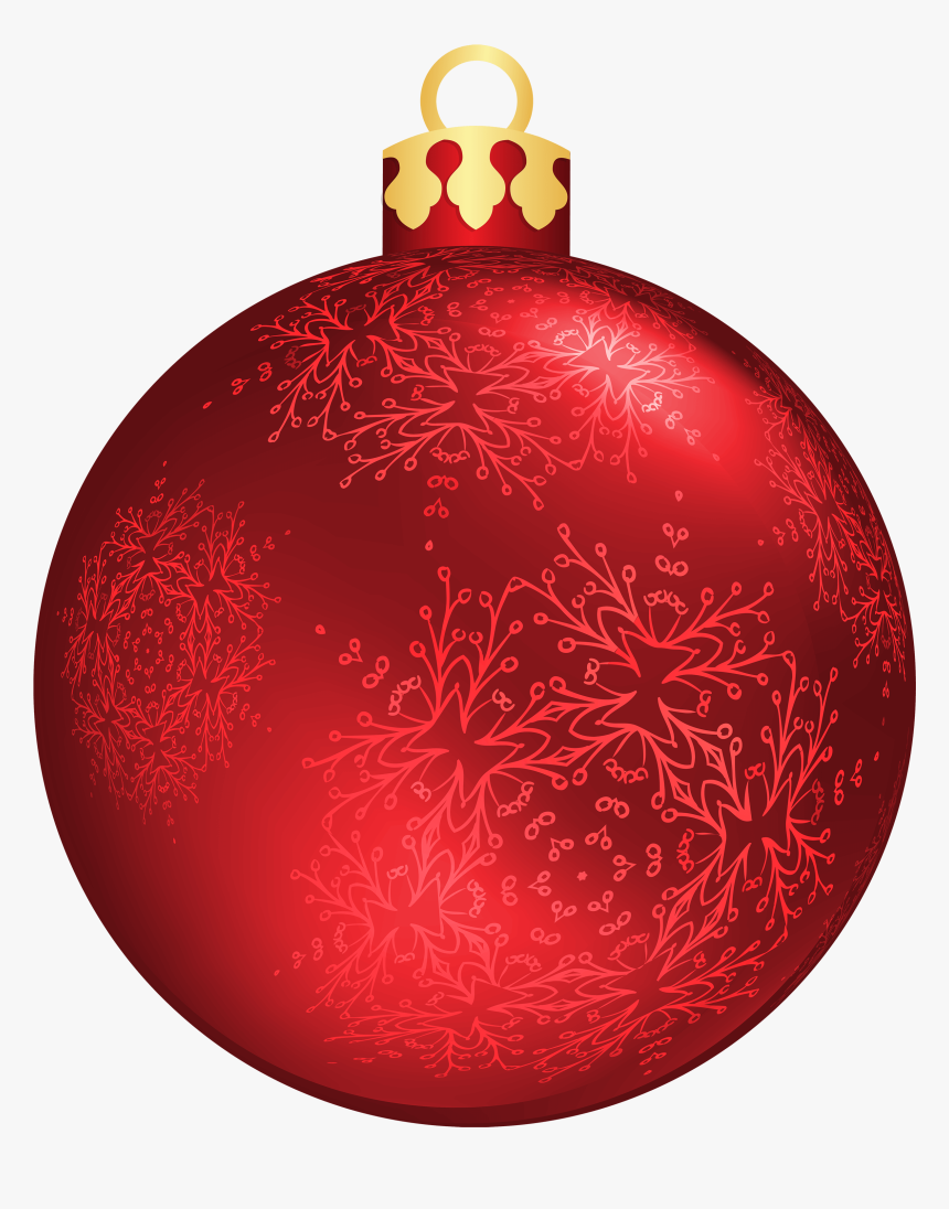 Red Christmas Ball Png Clip Art, Transparent Png, Free Download