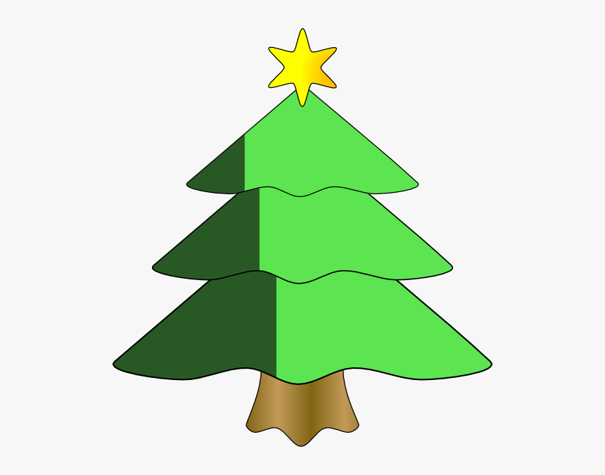 Christmas Tree Clip Art - Christmas Tree Images Cartoon, HD Png Download, Free Download