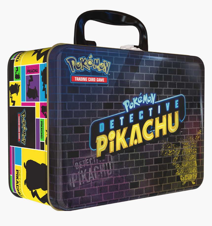 En Pdp Collectors Tin-982x1000 - Detective Pikachu Collector Chest, HD Png Download, Free Download