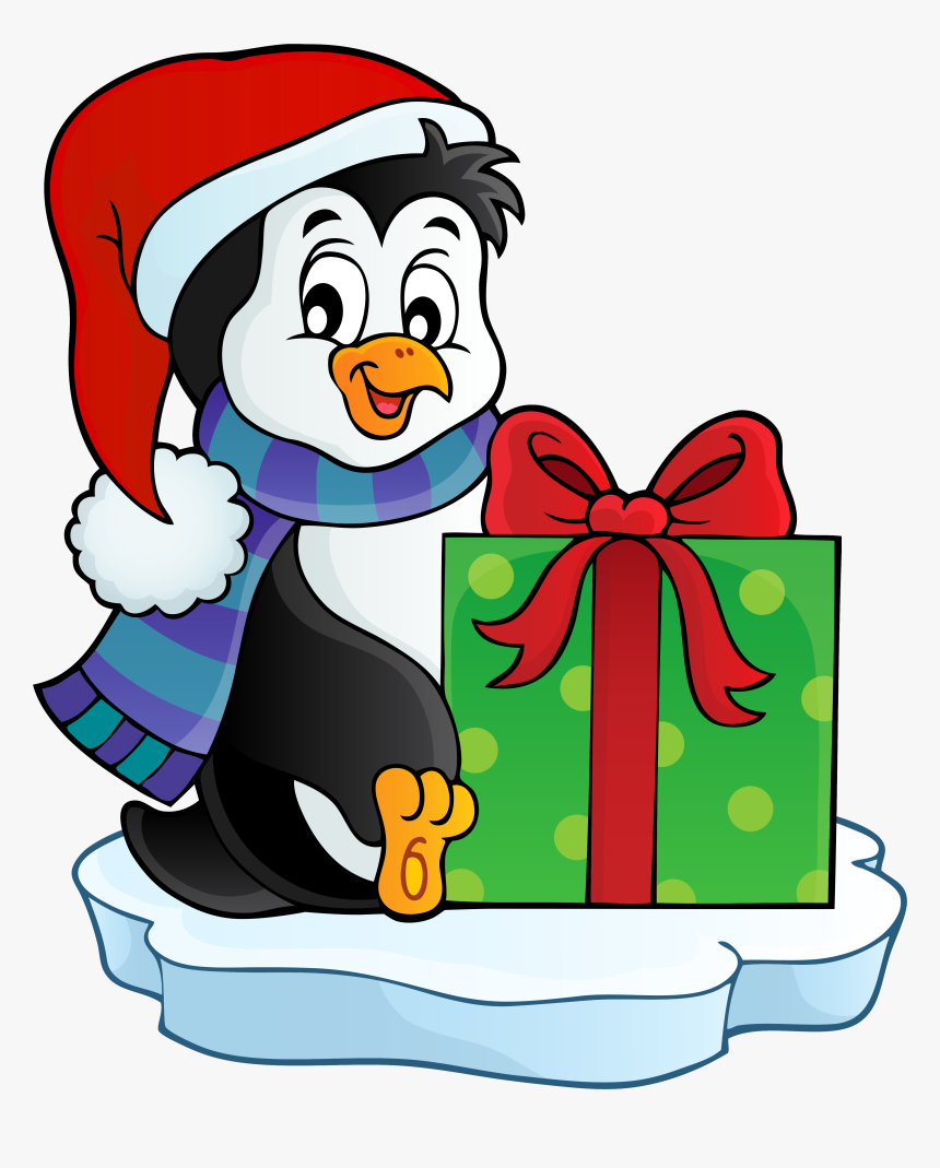 Christmas Penguin Transparent Png Clip Art Image - Christmas Penguins Clipart Free, Png Download, Free Download