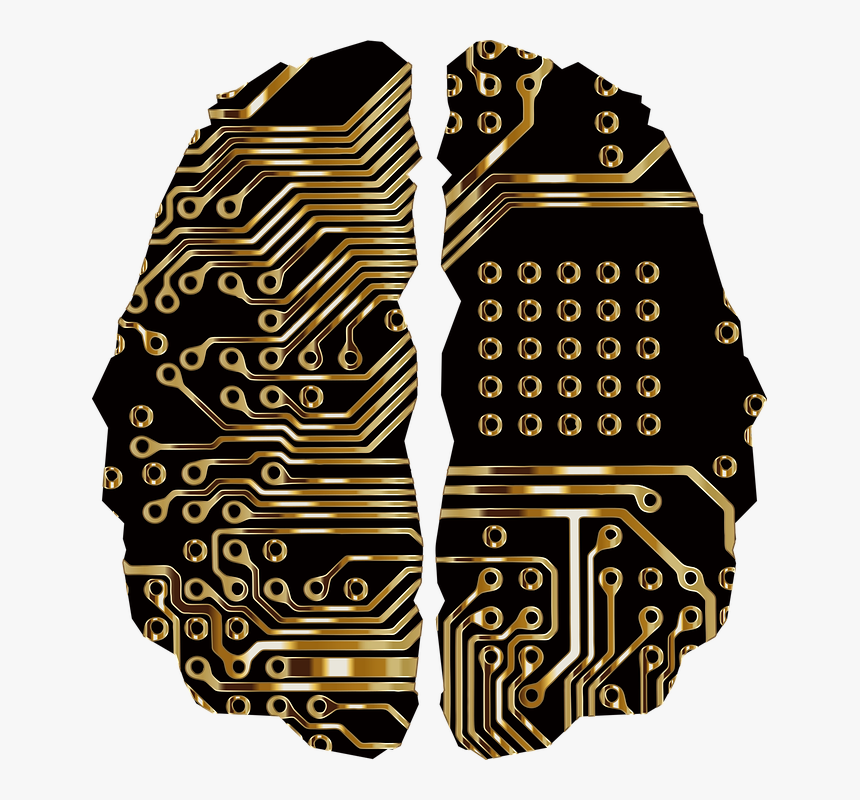 Brain, Circuit Board, Pcb, Computer, Electronics - Artificial Intelligence Clipart, HD Png Download, Free Download