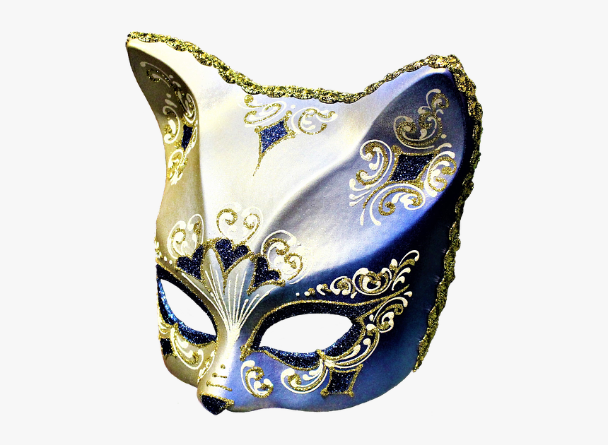 Mask, Cat, Carnival, Venice, Artifact, Artwork, Art - Carnival Mask Cat, HD Png Download, Free Download