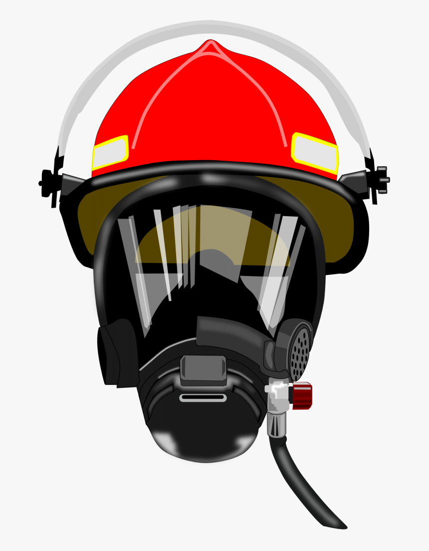 Firefighter Mask Clipart, HD Png Download, Free Download