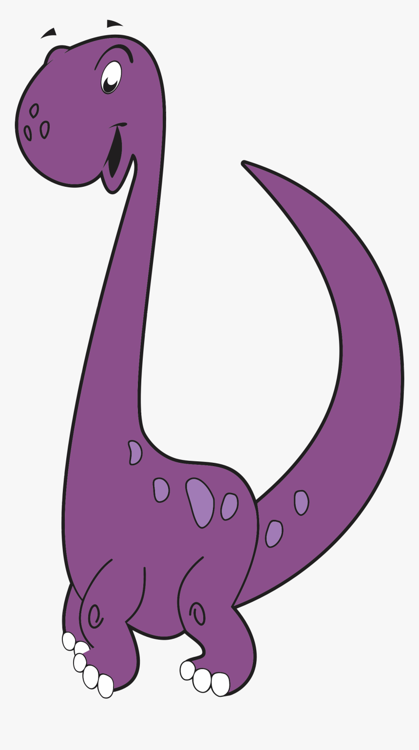 Purple Dinosaur Clip Arts - Purple Dinosaur Clipart, HD Png Download, Free Download