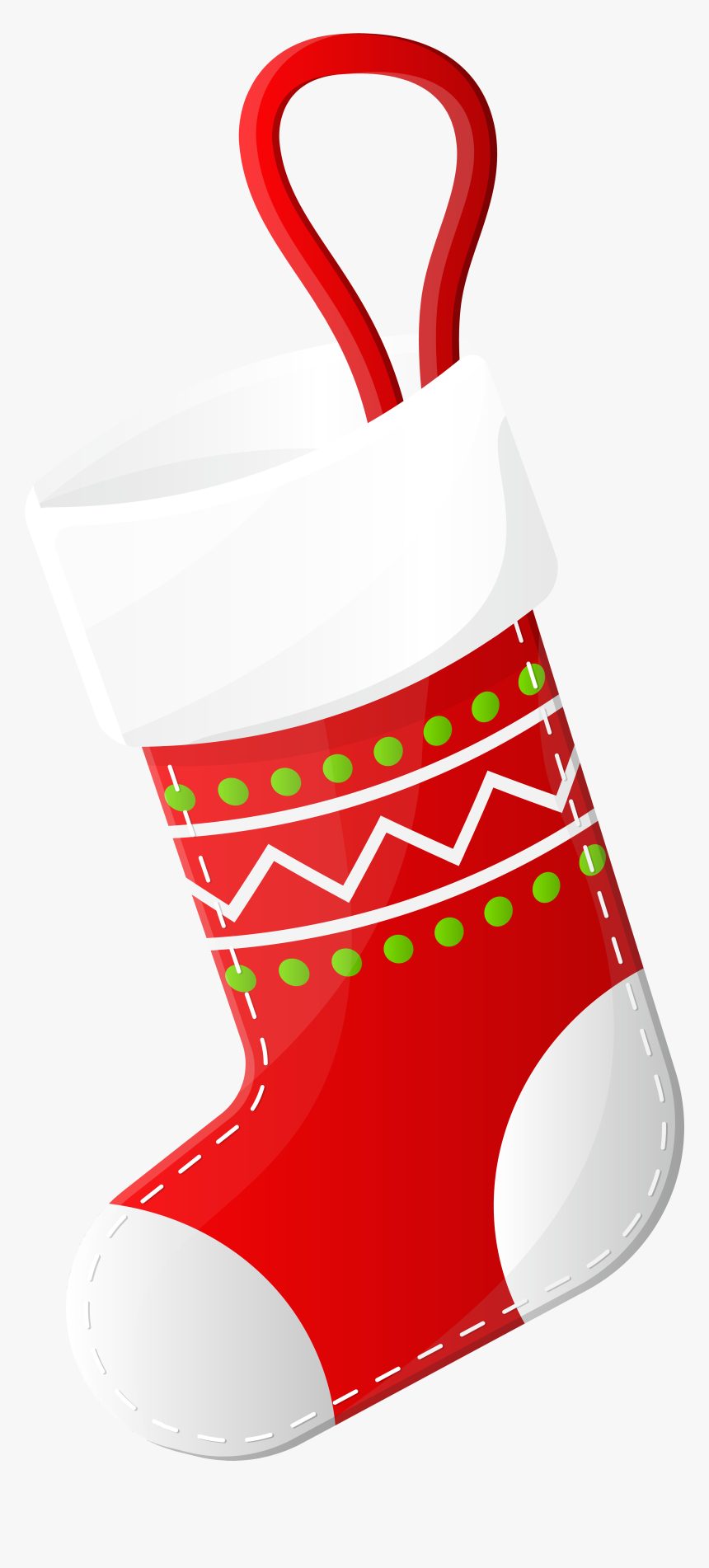 Sock Clipart Red - Christmas Stocking, HD Png Download, Free Download