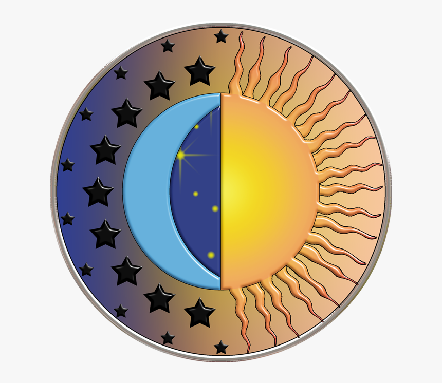 Sun And Moon - Clock Clipart Half Hour, HD Png Download, Free Download