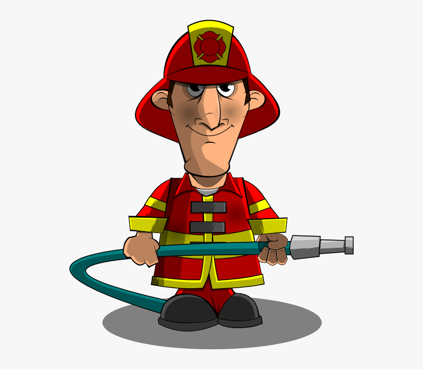 Firefighter Clip Art Border Free Clipart Images - Fireman Clipart Png, Transparent Png, Free Download