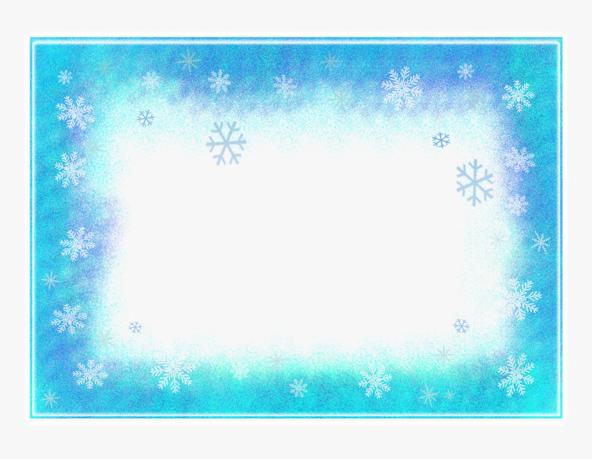 Frame, Winter, Flakes, Snow, Icing, Frozen, Ice - Png Transparent Background Snowflakes Frozen Png, Png Download, Free Download