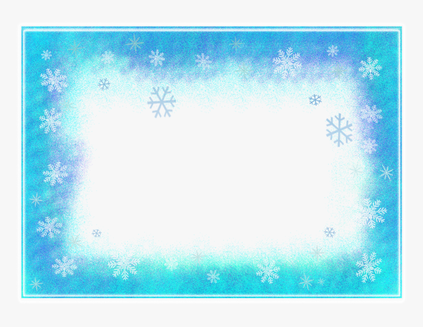 Frame, Winter, Flakes, Snow, Icing, Frozen, Ice - Png Transparent Background  Snowflakes Frozen Png, Png Download - kindpng