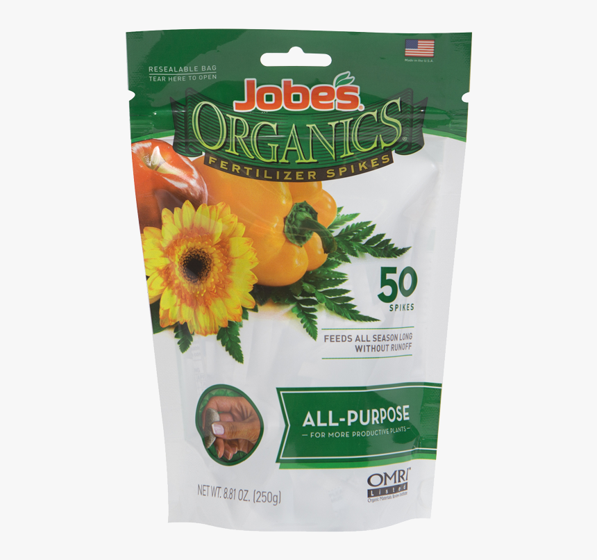 Transparent Fertilizer Bag Clipart - Jobes Organic Spikes, HD Png Download, Free Download