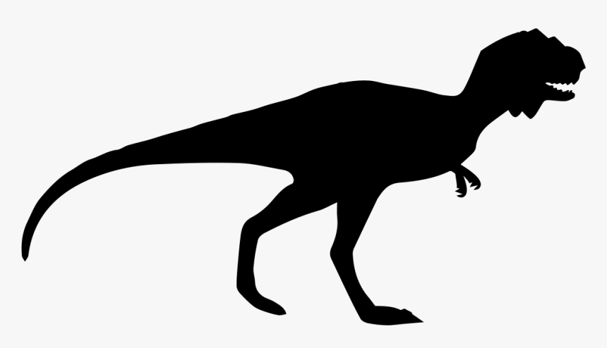 Transparent Dinosaur - Velociraptor Black And White, HD Png Download, Free Download
