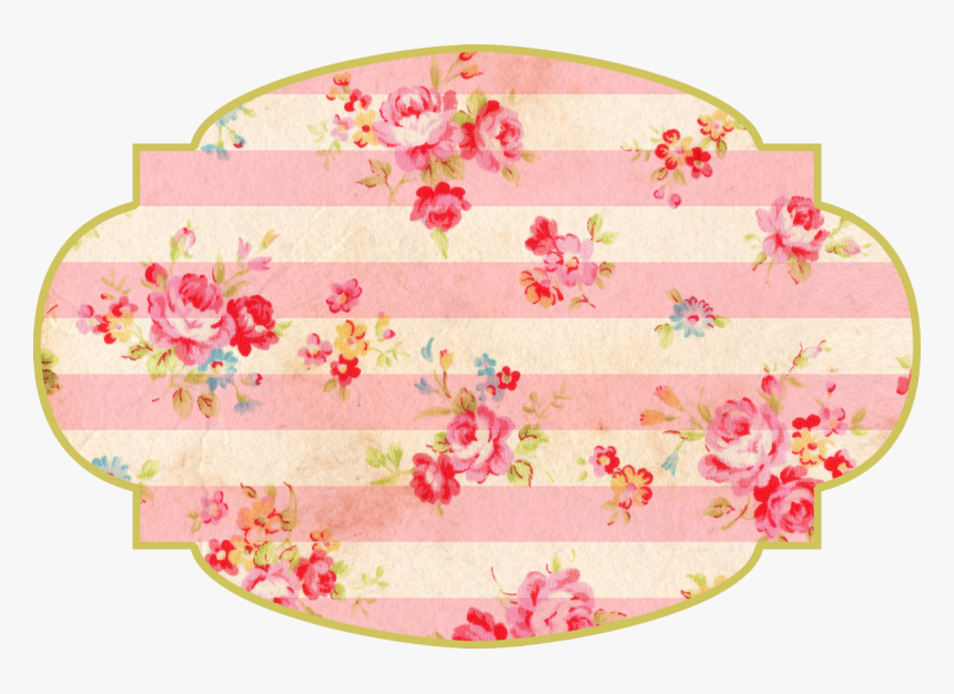 Free Printable Floral Label HD Png Download Kindpng