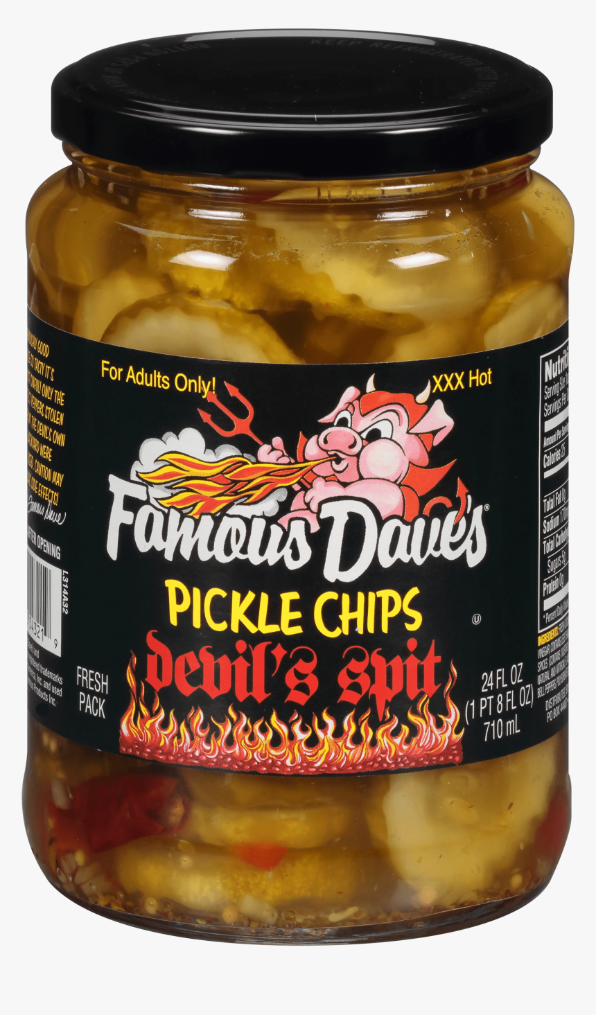 Famous Dave"s Devil"s Spit Pickle Chips - Daves Pickles, HD Png Download, Free Download