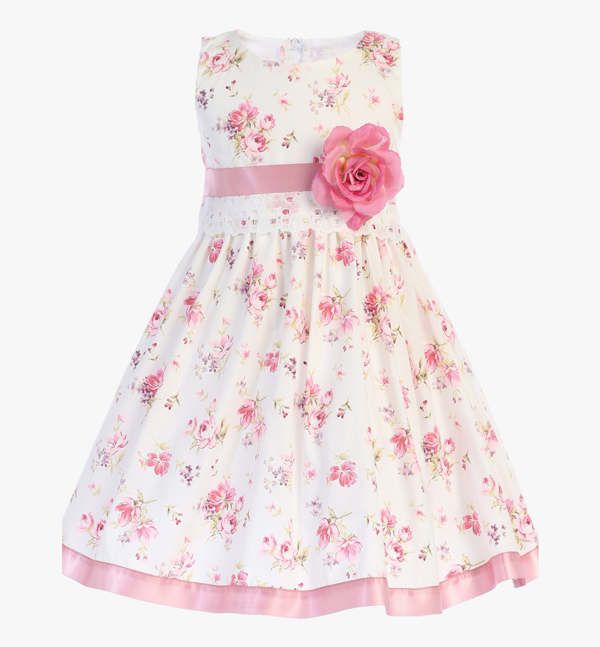 Printed Cotton Flower Girl Dresses, HD Png Download, Free Download