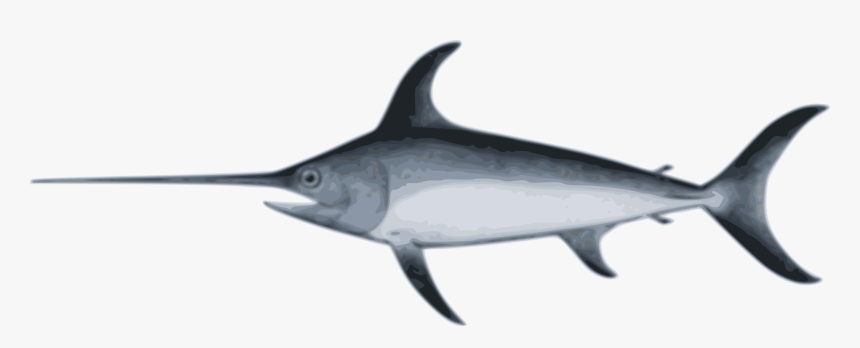 Swordfish Recreational Fishing Billfish Computer Icons - Sea Fish With Long Nose, HD Png Download, Free Download
