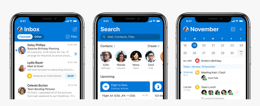 Outlook For Ios, HD Png Download, Free Download