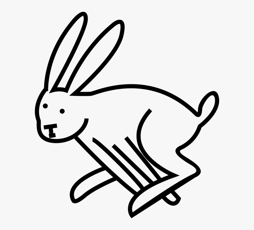 Vector Illustration Of Small Mammal Bunny Rabbit - Rabbit Vector Png, Transparent Png, Free Download