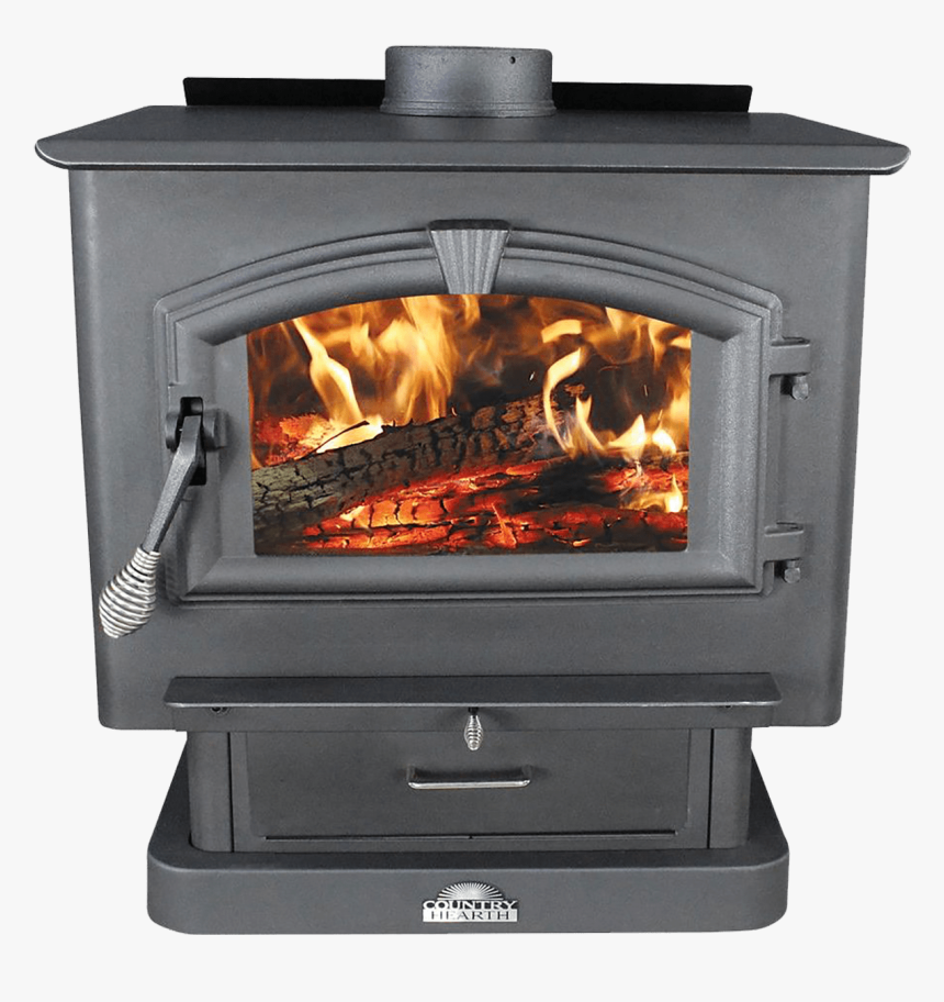 Us Stove 2500 Large Wood Stove - Country Hearth 2000 L Stove, HD Png Download, Free Download