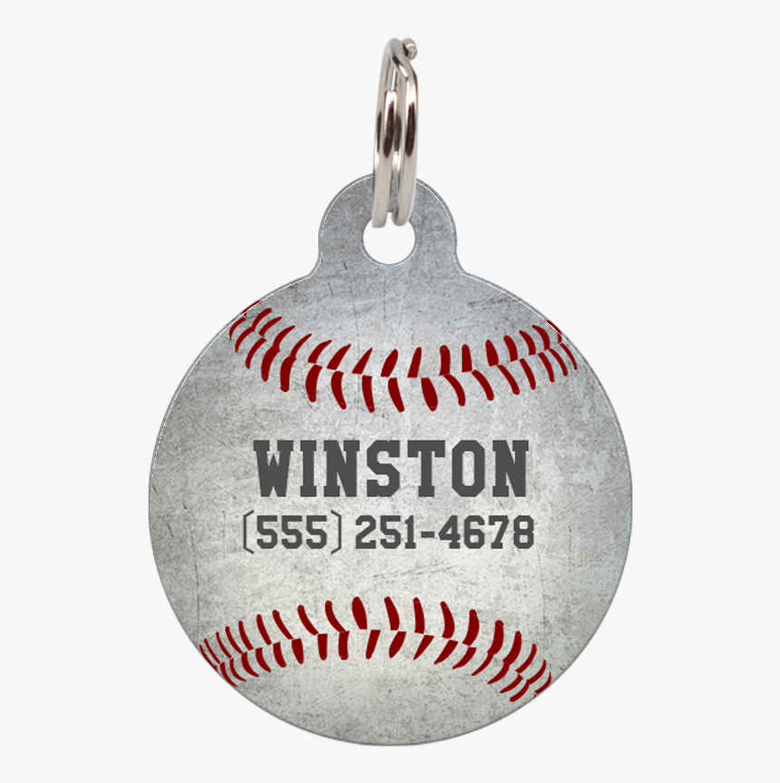 Vintage Baseball Sports Dog Id Tag For Pets"
 Class="lazyload - Easton Baseball, HD Png Download, Free Download