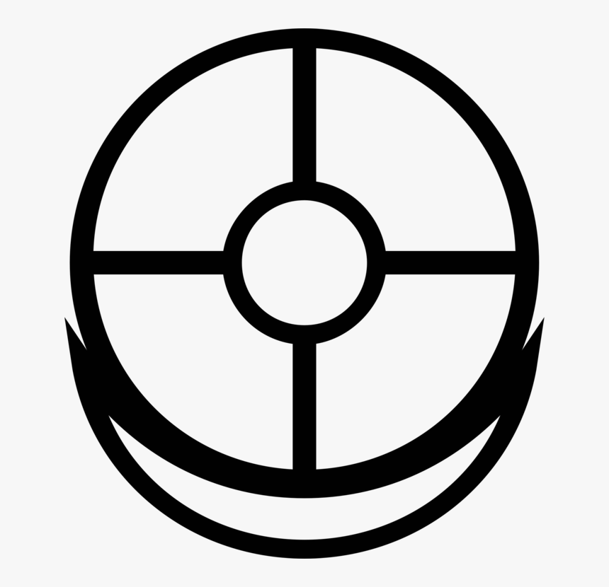 Computer Icons Reticle Telescopic Sight Encapsulated - White Pokeball Png, Transparent Png, Free Download