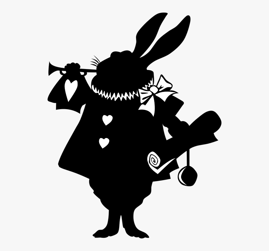 Alice In Wonderland Rabbit Vector, HD Png Download, Free Download